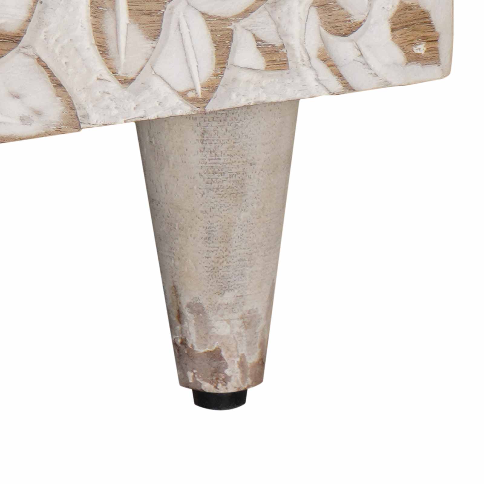 vidaXL Stolik kawowy Biały 100 x 54 x 40 cm Drewno z mango