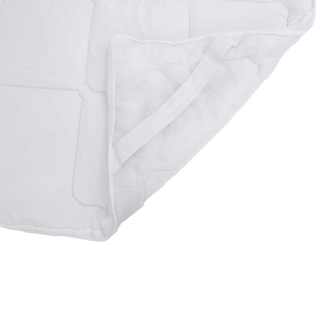 vidaXL Ochraniacz na materac, biały, 90x190 cm