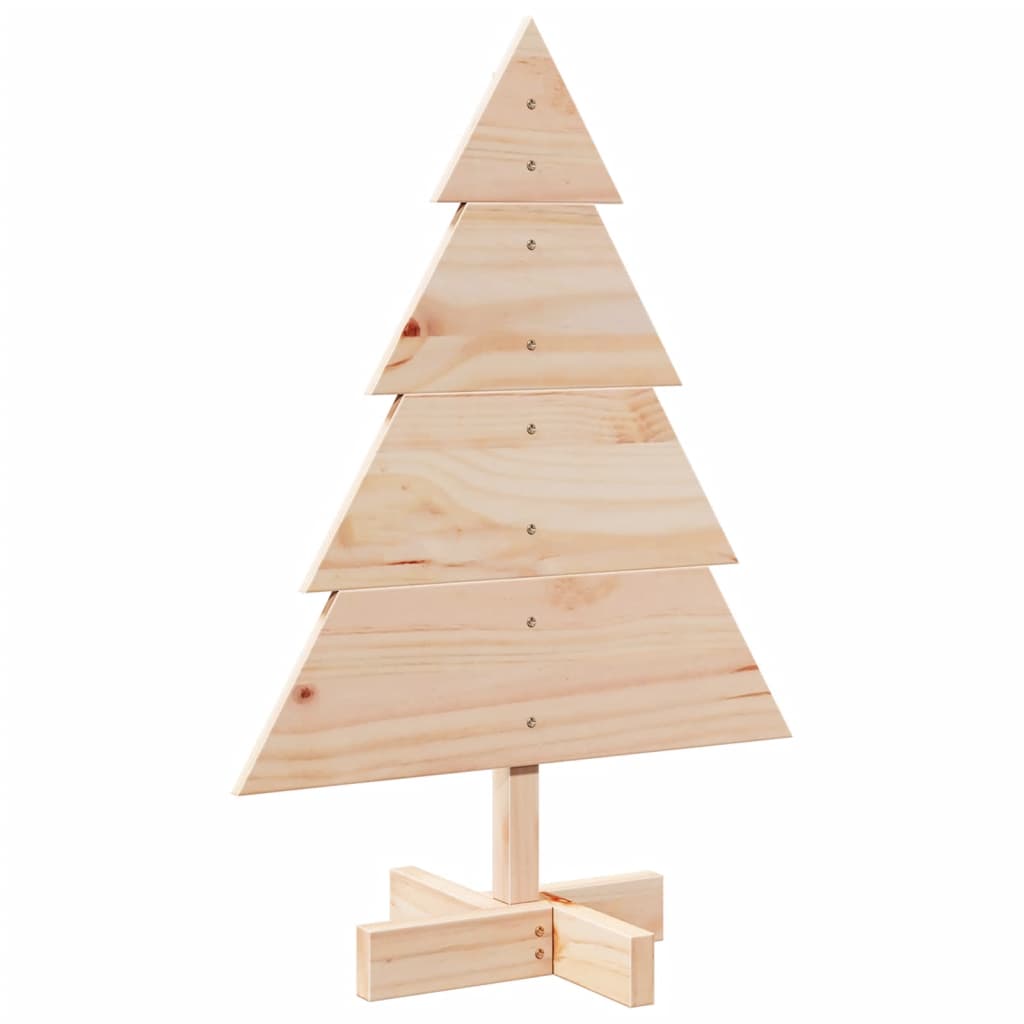 vidaXL Drewniana choinka do udekorowania, 70 cm, lite drewno sosnowe