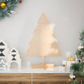 vidaXL Drewniana choinka do udekorowania, 70 cm, lite drewno sosnowe