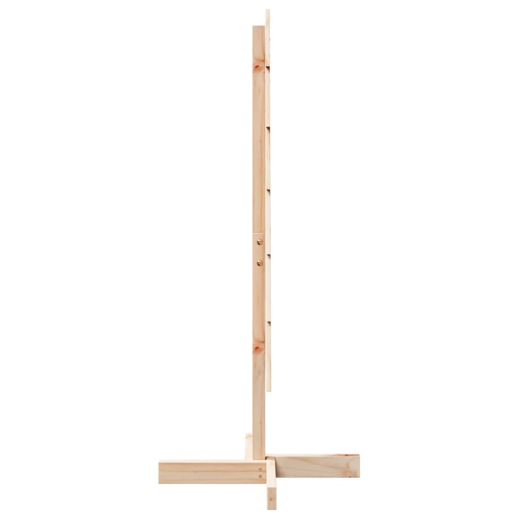 vidaXL Drewniana choinka do udekorowania, 110 cm, lite drewno sosnowe