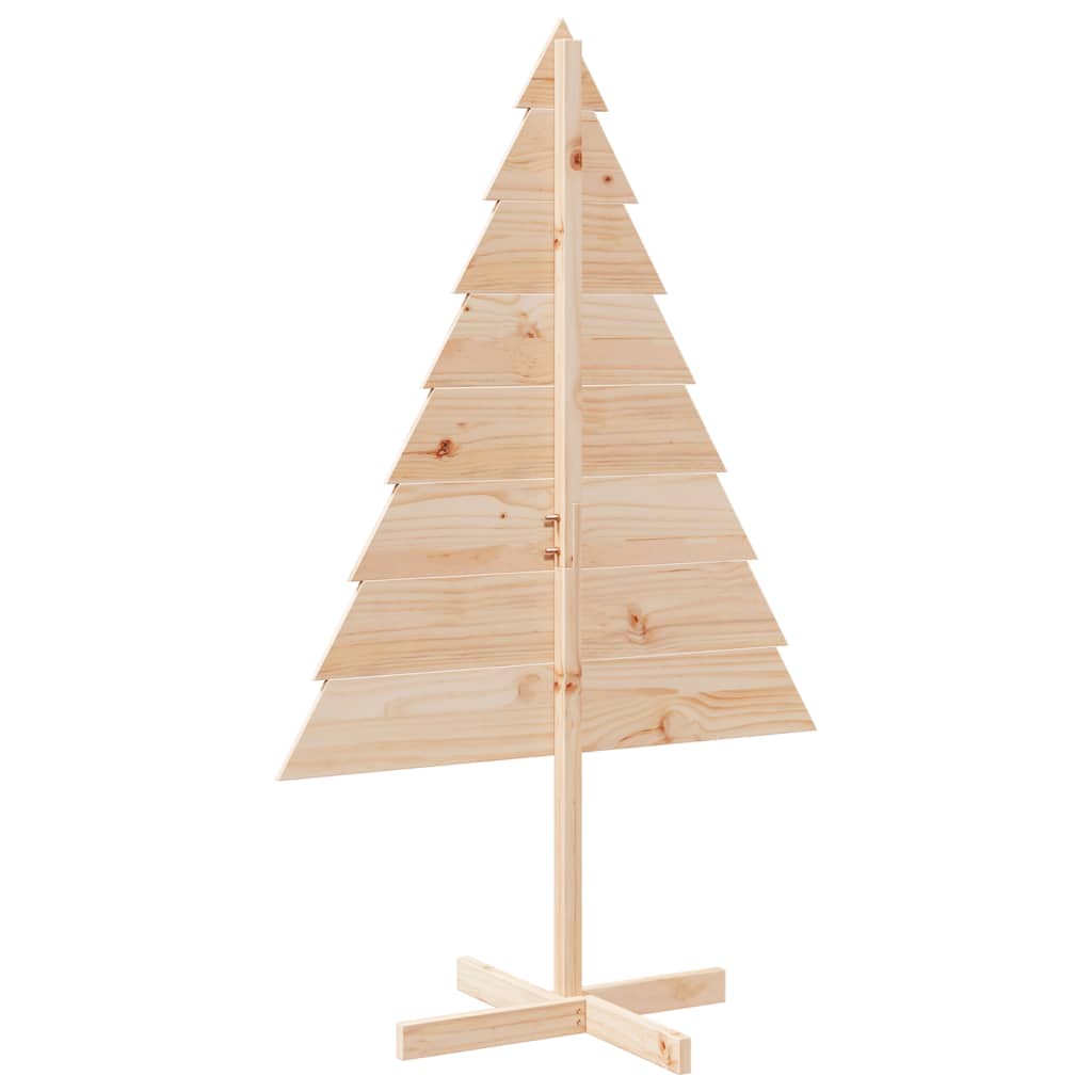 vidaXL Drewniana choinka do udekorowania, 150 cm, lite drewno sosnowe