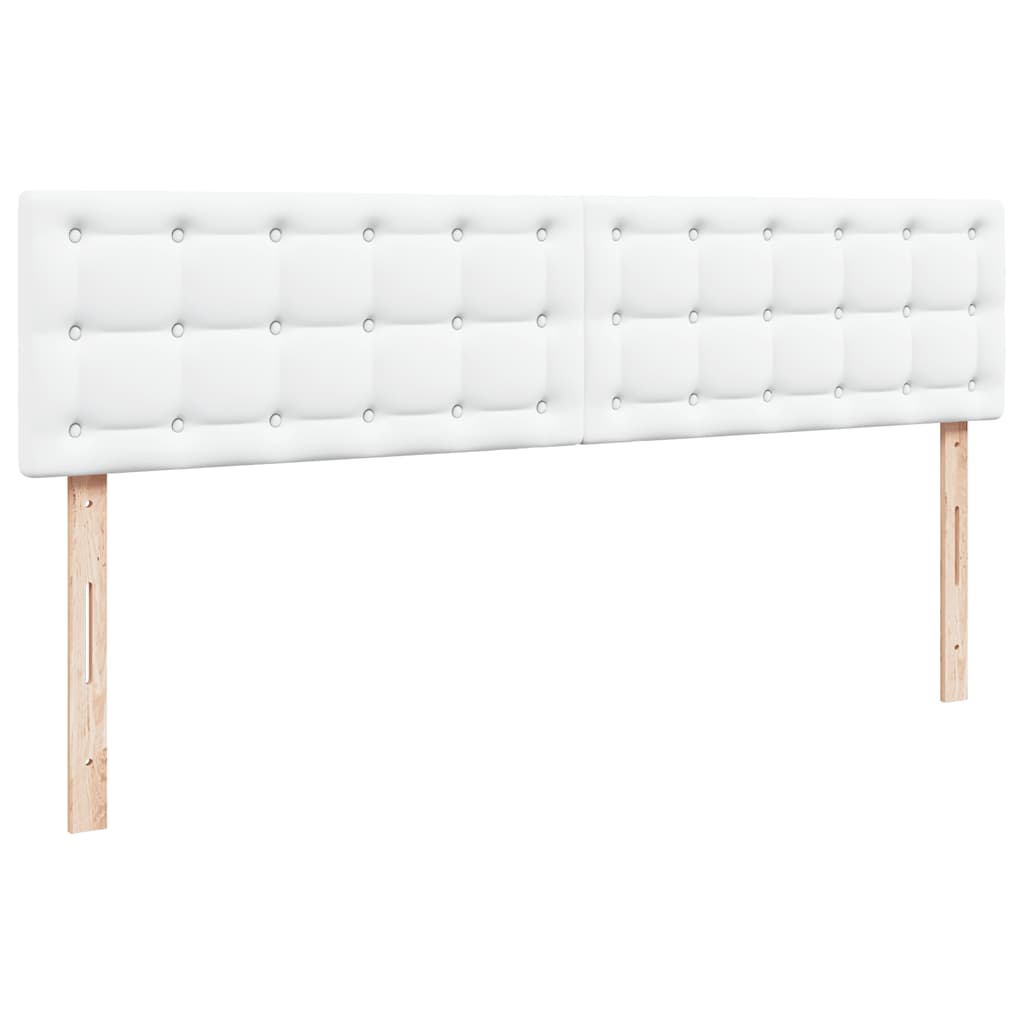 vidaXL Rama łóżka otomana z materacem, biała, 180x200 cm, ekoskóra
