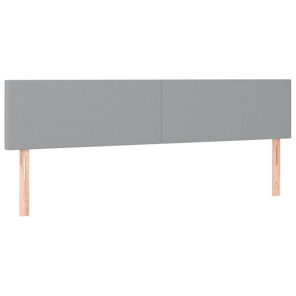 vidaXL Rama łóżka otomana z materacami, szara, 180x200 cm, tkanina