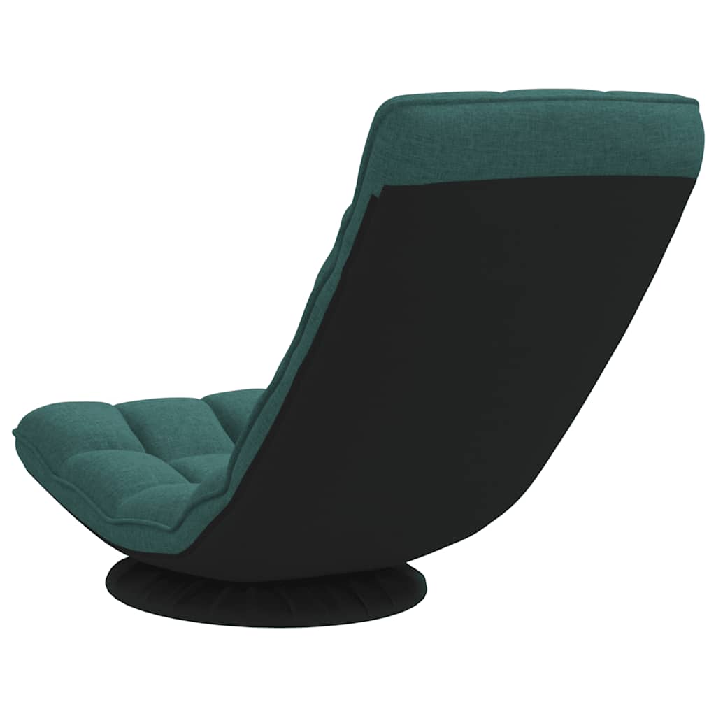vidaXL Krzesło obrotowe podłogowe Ciemnozielone 70x51x79 cm Tkanina