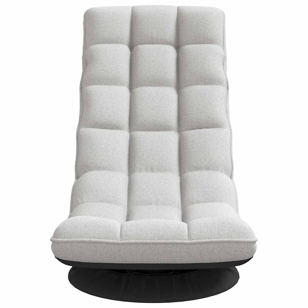 vidaXL Krzesło obrotowe podłogowe Cloud Grey 70x51x79 cm Tkanina