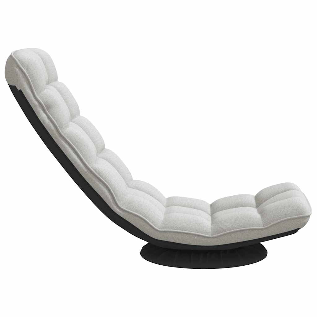 vidaXL Krzesło obrotowe podłogowe Cloud Grey 70x51x79 cm Tkanina