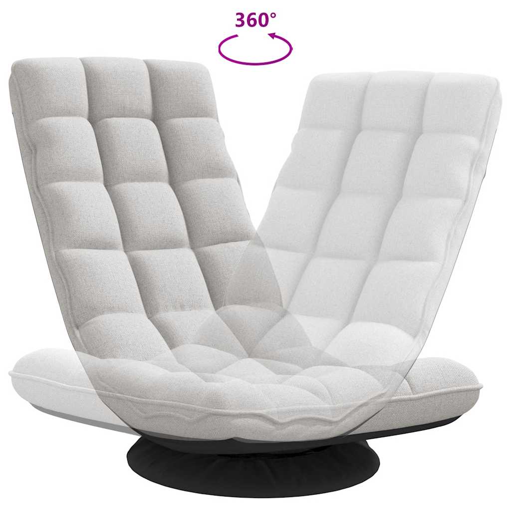 vidaXL Krzesło obrotowe podłogowe Cloud Grey 70x51x79 cm Tkanina