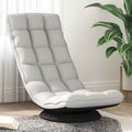 vidaXL Krzesło obrotowe podłogowe Cloud Grey 70x51x79 cm Tkanina