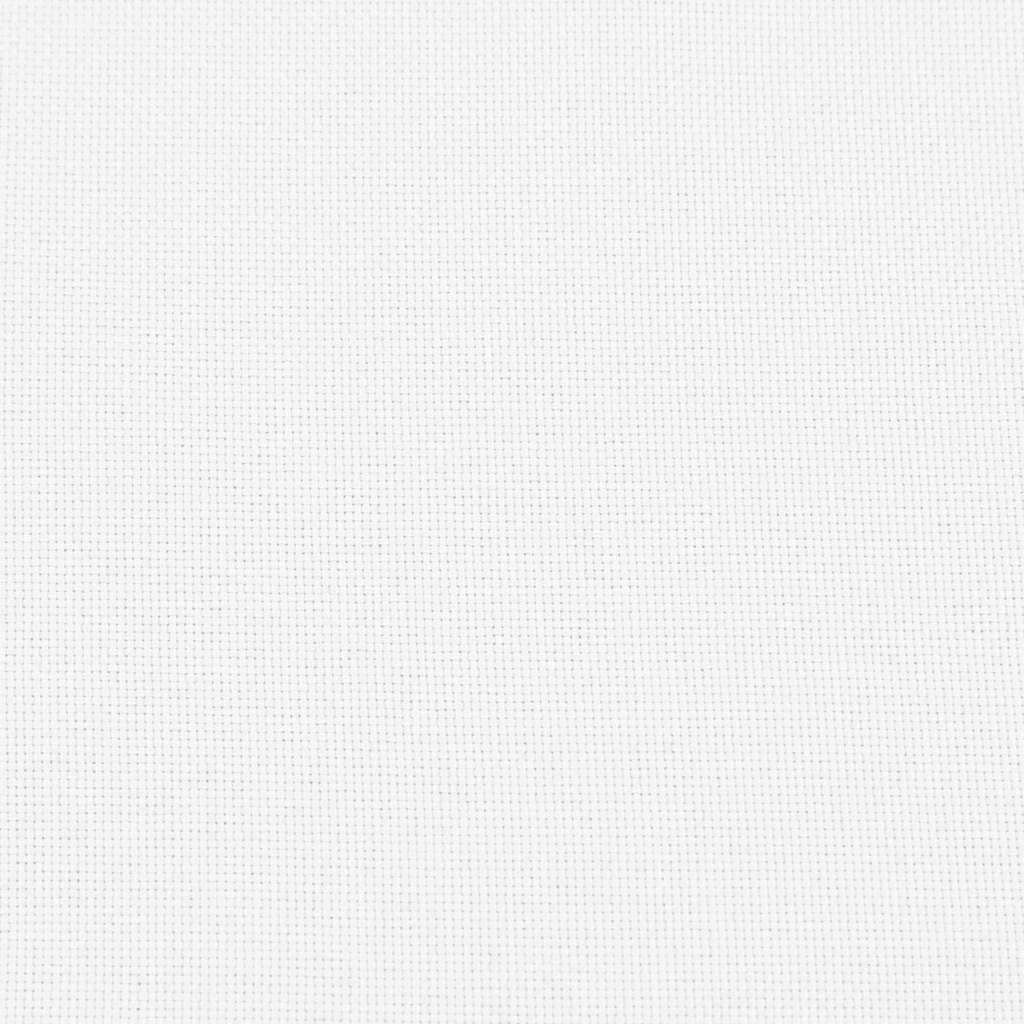 vidaXL Krzesło podłogowe składane białe 71x51x62 cm Tkanina