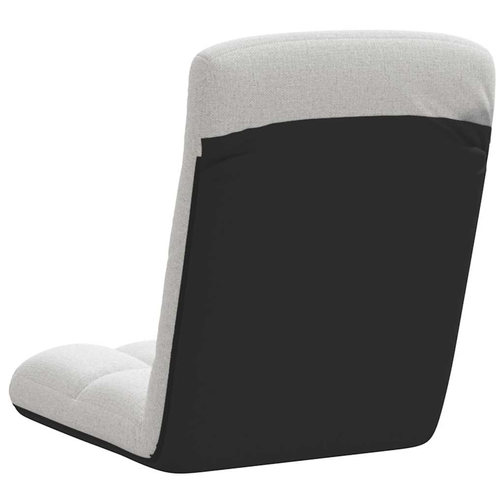 vidaXL Krzesło podłogowe składane Cloud Grey 71x51x62 cm Tkanina