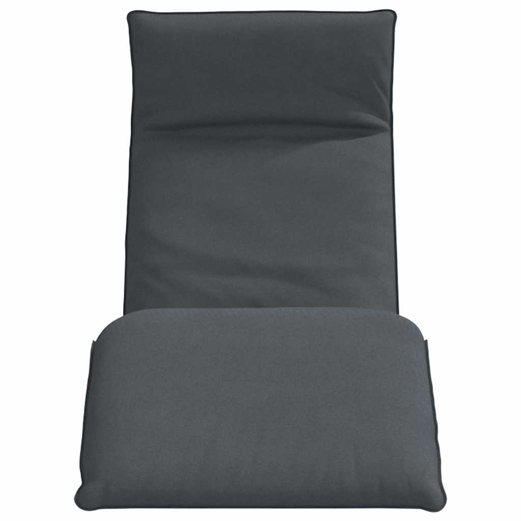 vidaXL Leżak składany Antracyt 175x54x8,5 cm Tkanina Oxford