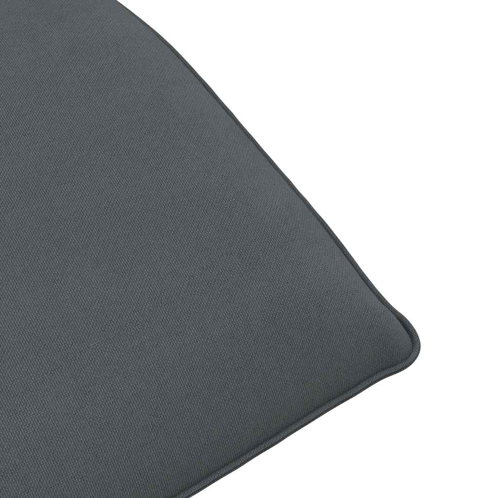 vidaXL Leżak składany Antracyt 175x54x8,5 cm Tkanina Oxford