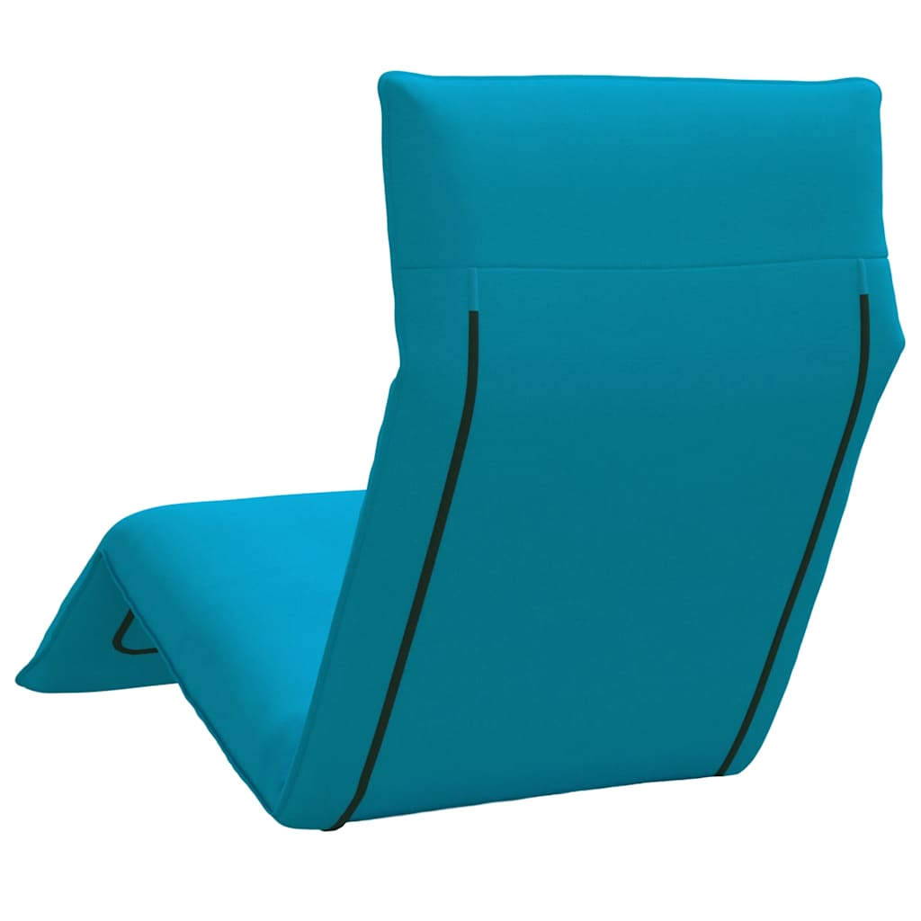 vidaXL Leżak składany jasnoniebieski 175x54x8,5 cm Oxford Fabric