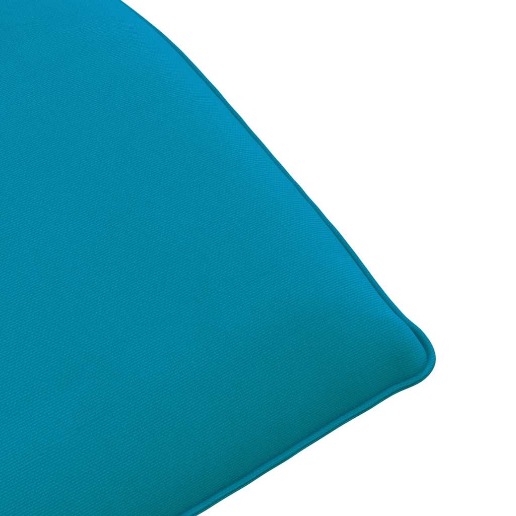 vidaXL Leżak składany jasnoniebieski 175x54x8,5 cm Oxford Fabric