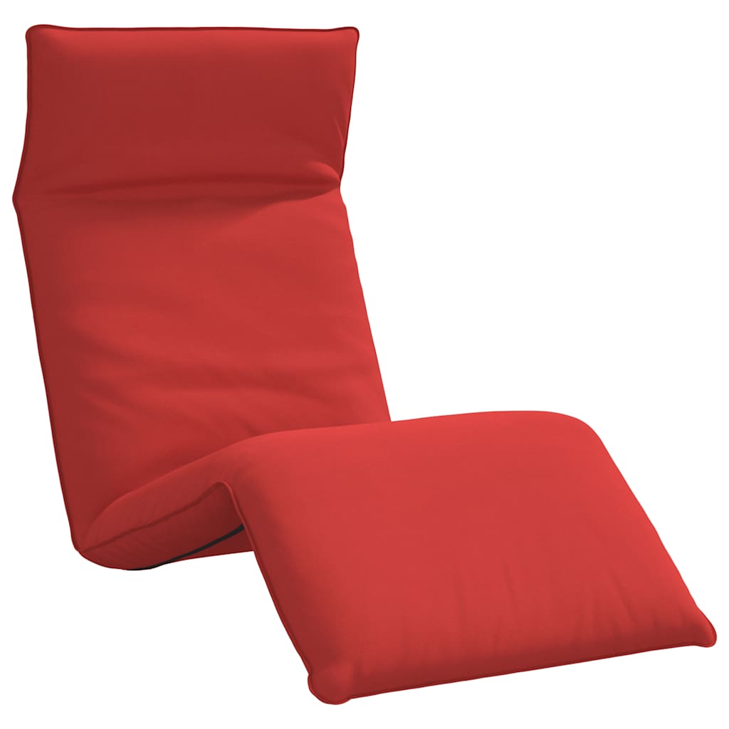 vidaXL Leżak składany czerwony 175x54x8,5 cm Oxford Fabric