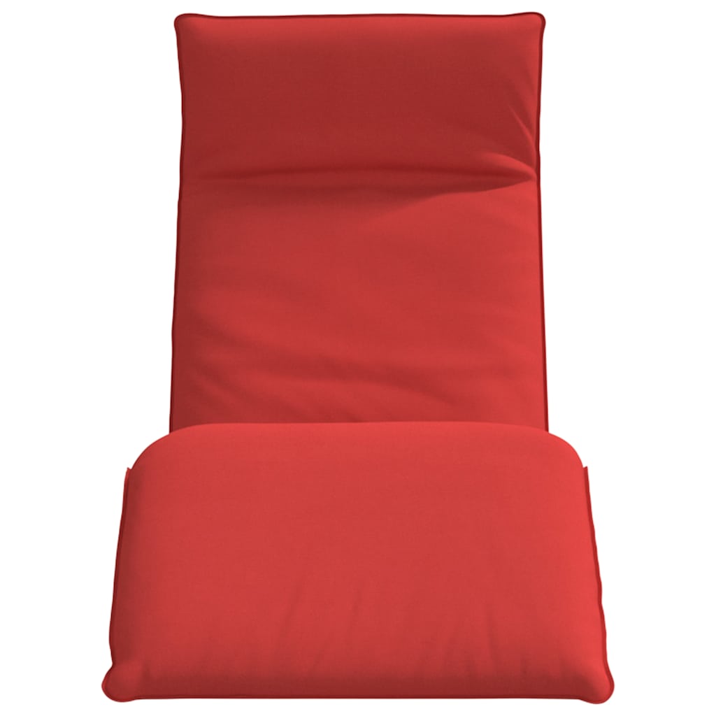 vidaXL Leżak składany czerwony 175x54x8,5 cm Oxford Fabric