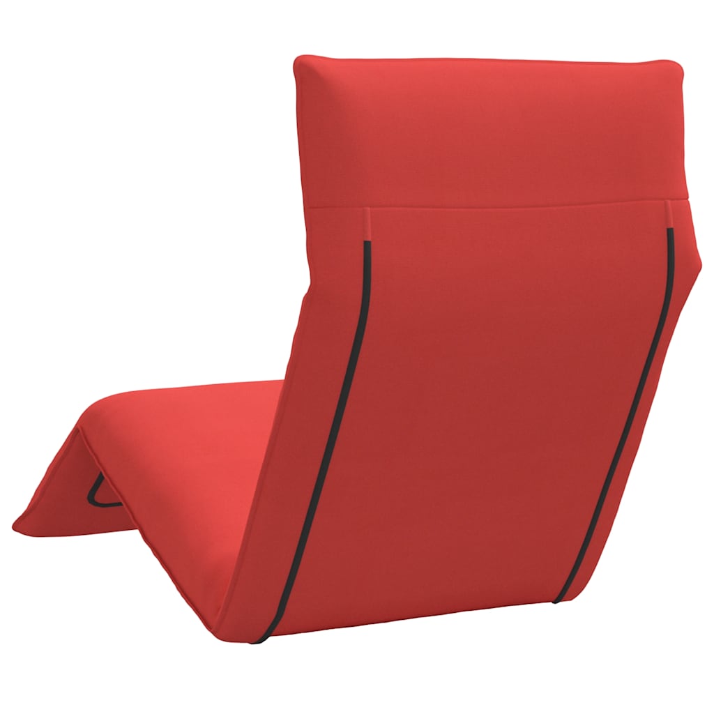 vidaXL Leżak składany czerwony 175x54x8,5 cm Oxford Fabric