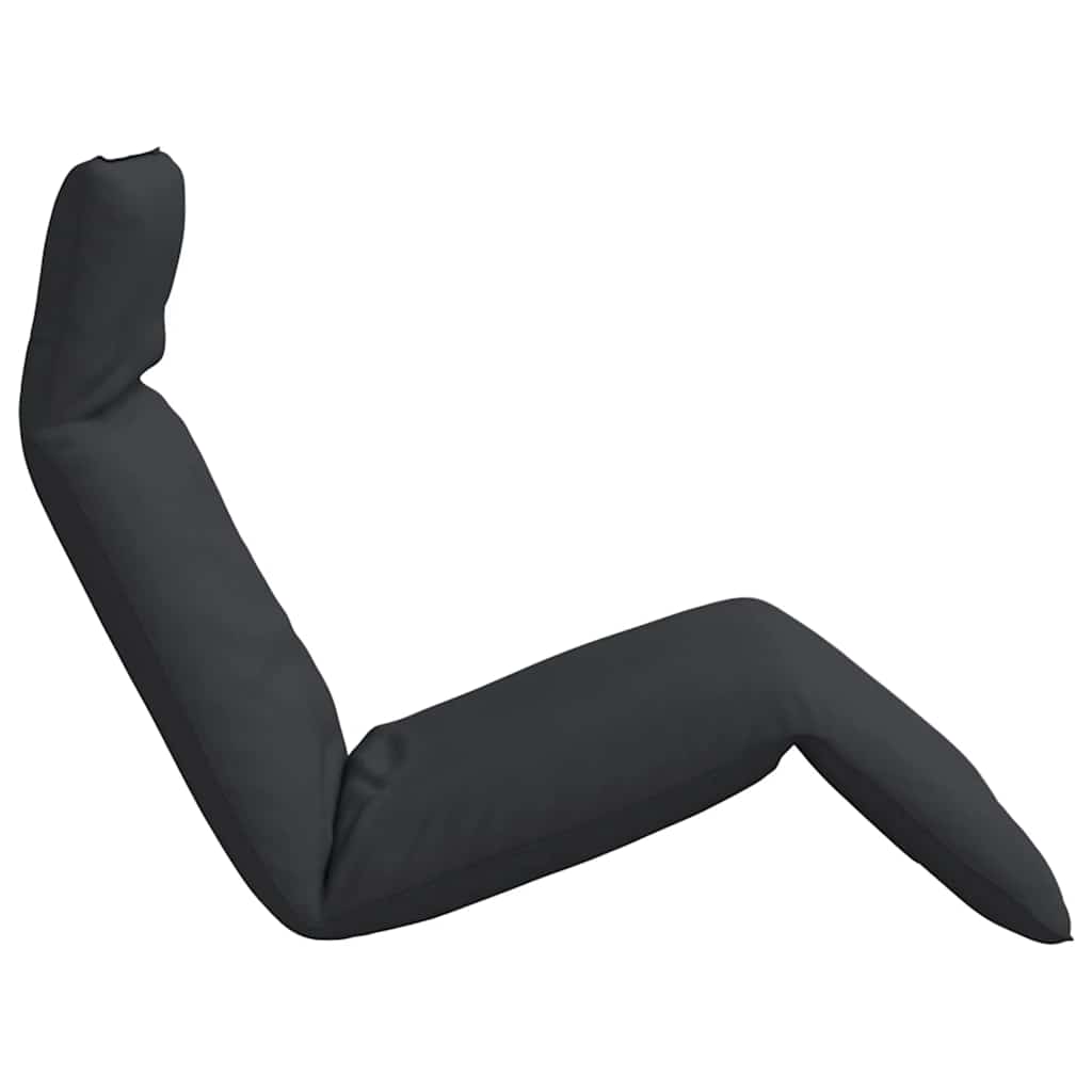 vidaXL Leżak składany czarny 175x54x8,5 cm Oxford Fabric
