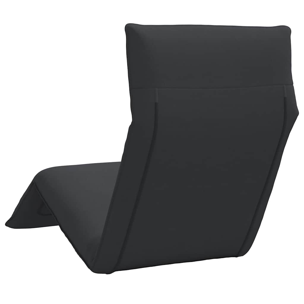 vidaXL Leżak składany czarny 175x54x8,5 cm Oxford Fabric