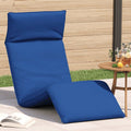 vidaXL Leżak składany Royal Blue 175x54x8,5 cm Oxford Fabric