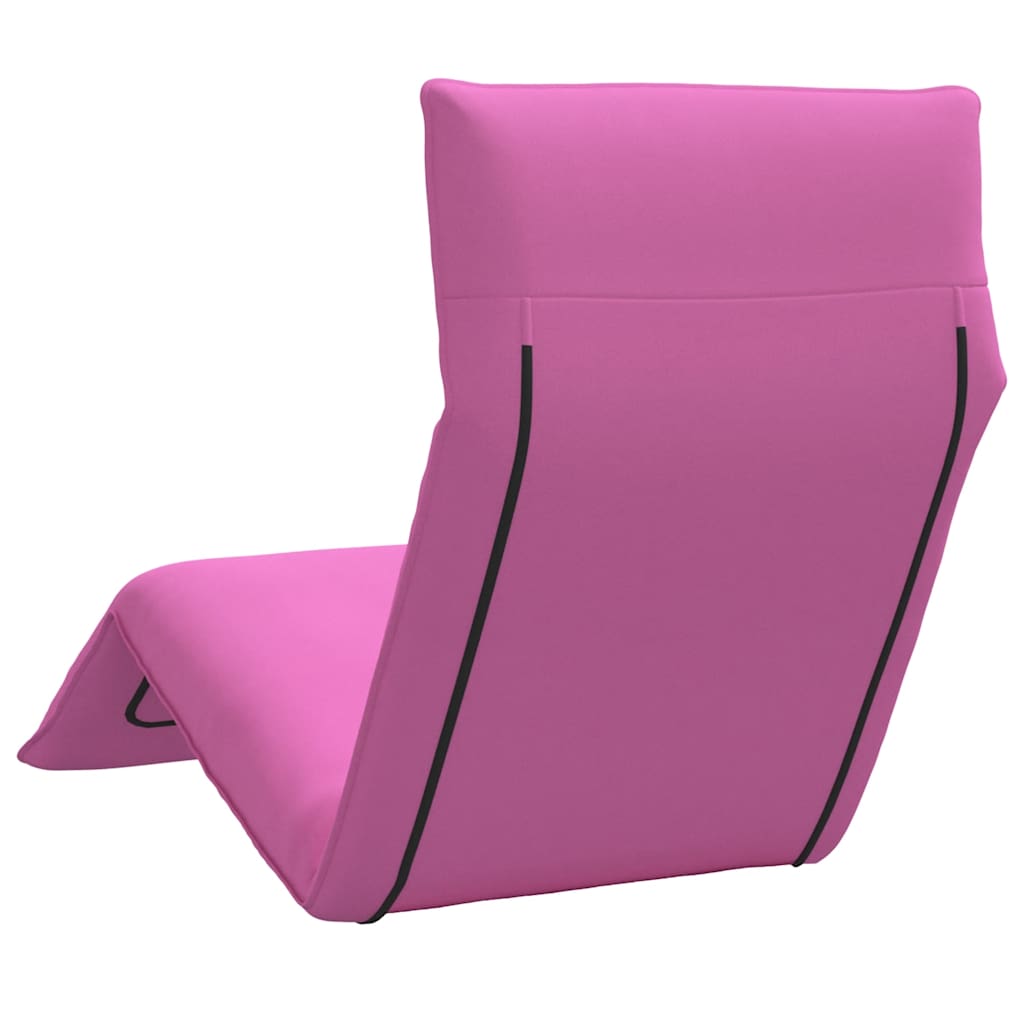 vidaXL Leżak składany różowy 175x54x8,5 cm Oxford Fabric