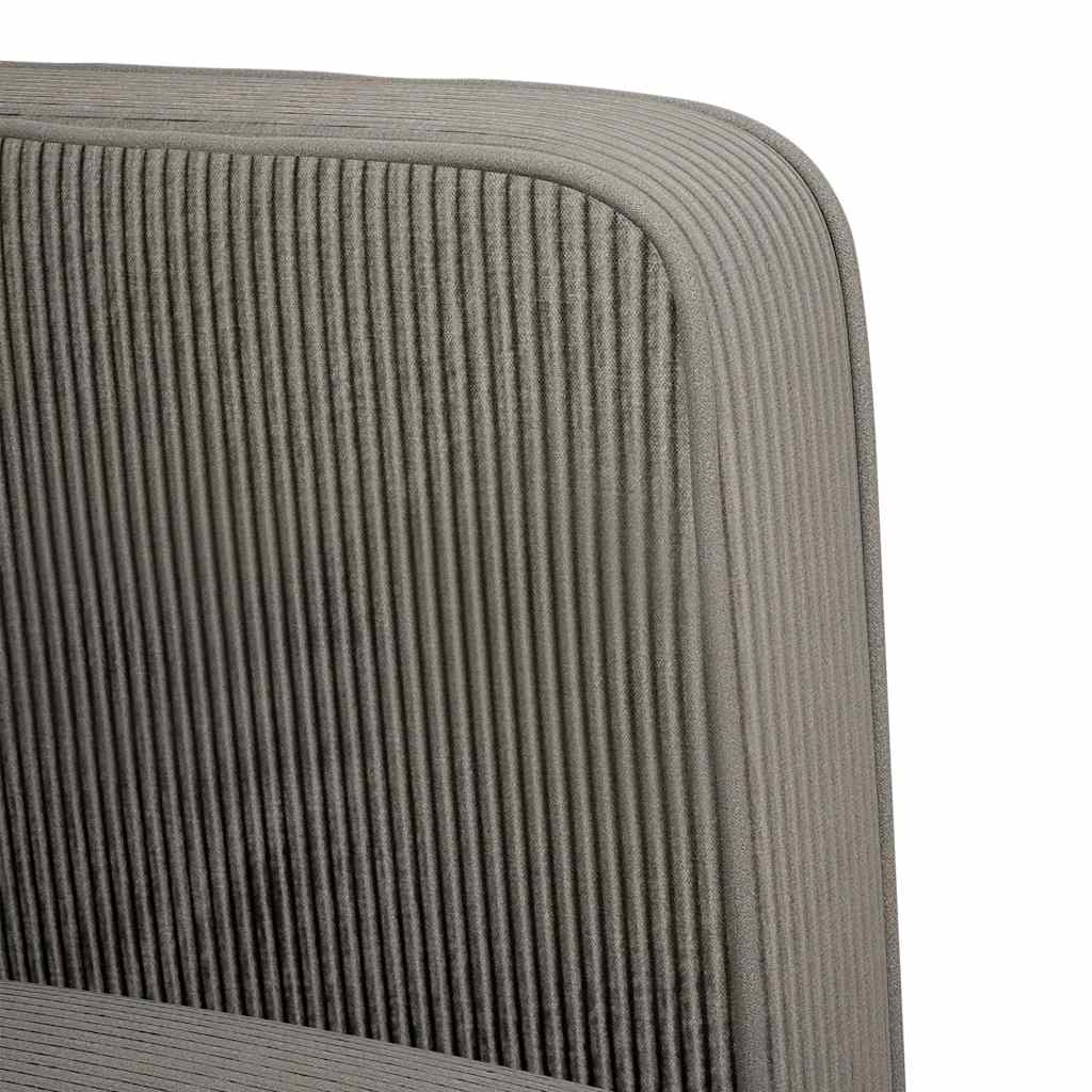 vidaXL Sofa Fotel z Podłokietnikami Jasnoszary 54 cm Tkanina Kordowa