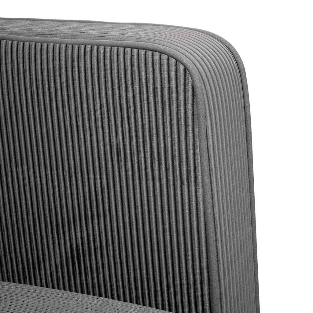 vidaXL Sofa Fotel z Podłokietnikami Ciemnoszary 54 cm Tkanina Corduroy