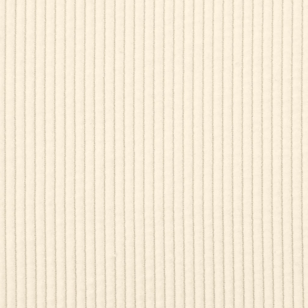 vidaXL Sofa Fotel z Podłokietnikami Kremowy 54 cm Tkanina Corduroy