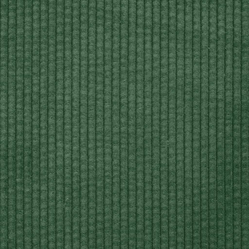 vidaXL Sofa Fotel z Podłokietnikami ciemnozielona 54cm Tkanina Corduroy