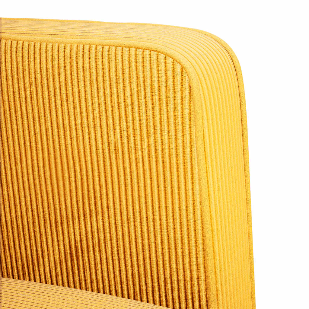 vidaXL Sofa Fotel z Podłokietnikami Jasnożółty 54 cm Tkanina Kordowa