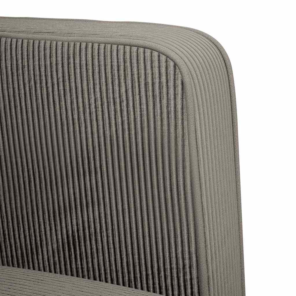 vidaXL Sofa dwuosobowa jasnoszara 109 cm Tkanina sztruksowa