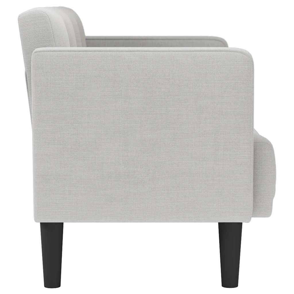 vidaXL Sofa dwuosobowa Cloud Grey 111 cm Tkanina