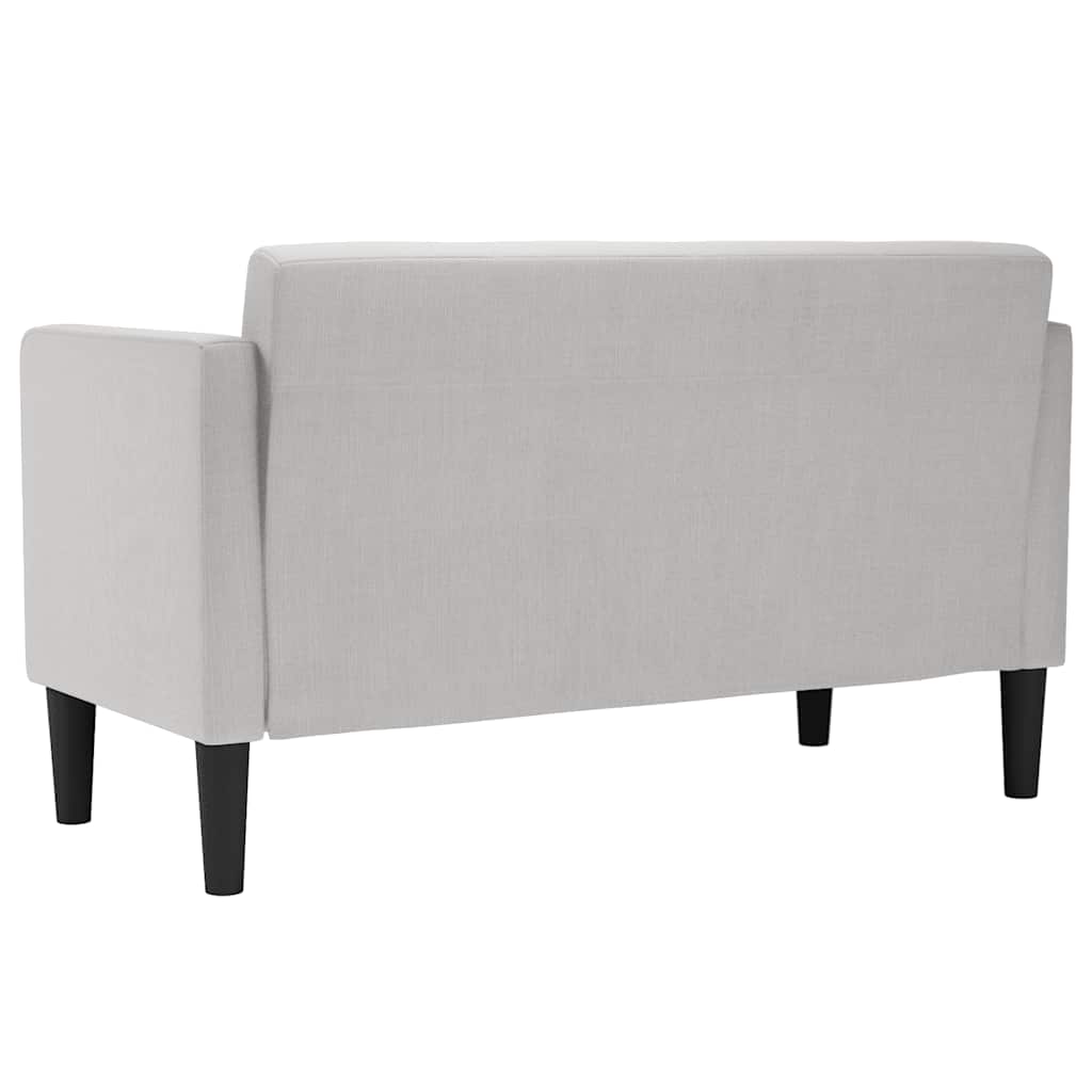 vidaXL Sofa dwuosobowa Cloud Grey 111 cm Tkanina