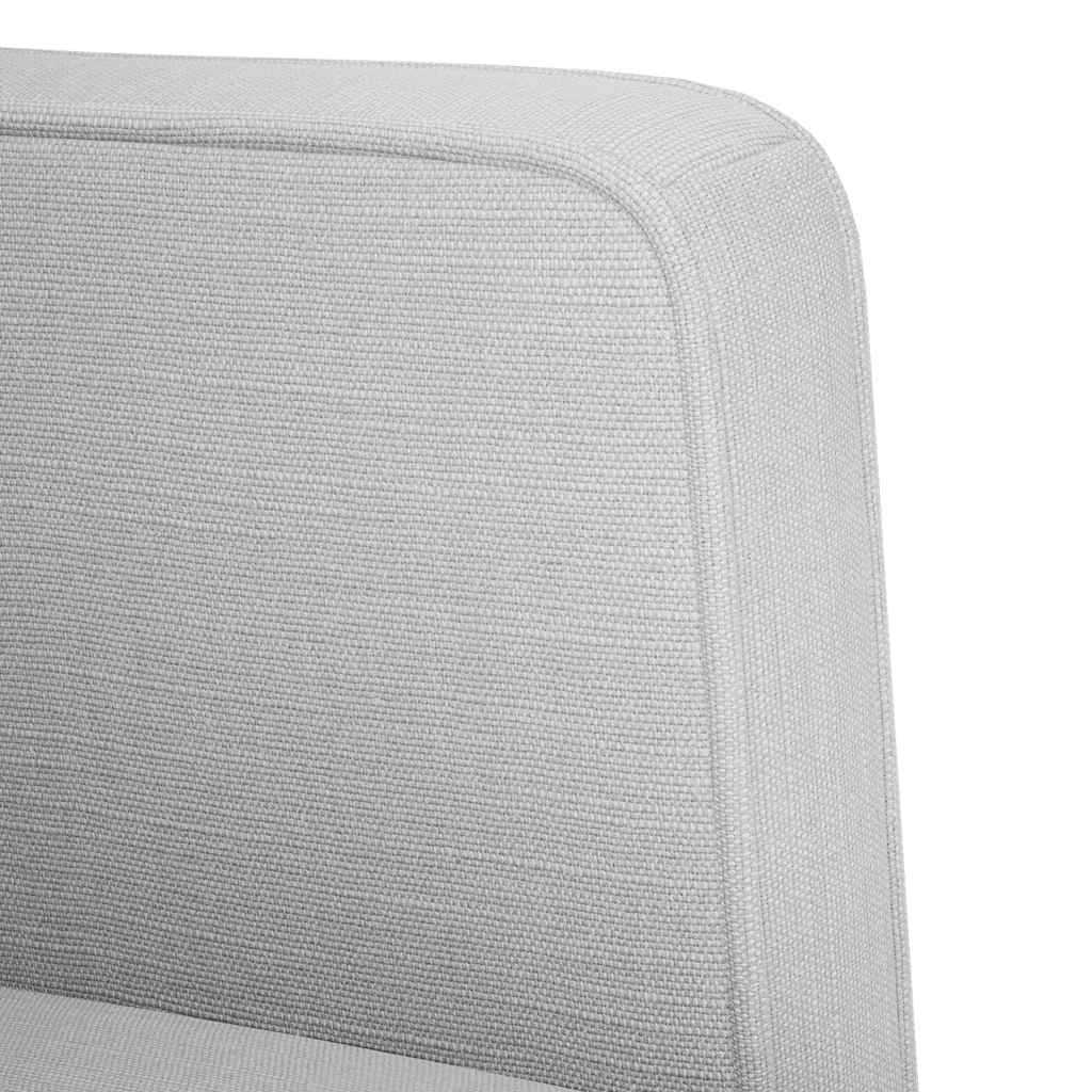 vidaXL Sofa dwuosobowa Cloud Grey 111 cm Tkanina
