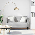 vidaXL Sofa dwuosobowa Cloud Grey 111 cm Tkanina
