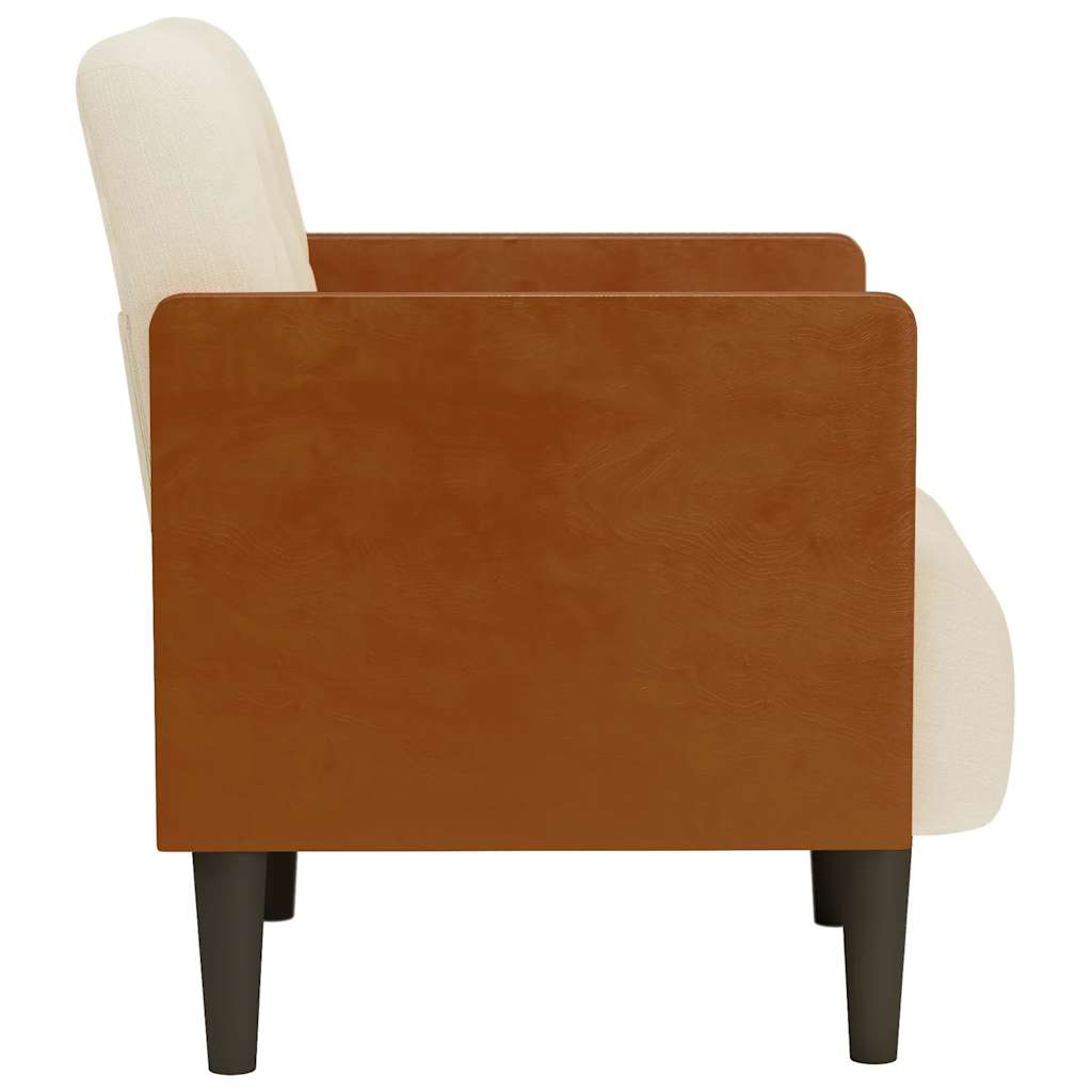 vidaXL Sofa Fotel z Podłokietnikami 55 cm Len