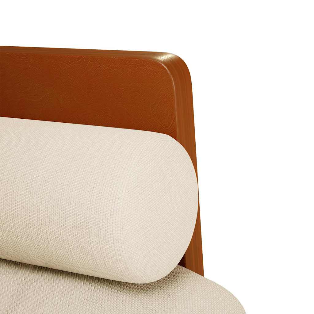 vidaXL Sofa dwuosobowa z poduszkami 110 cm len