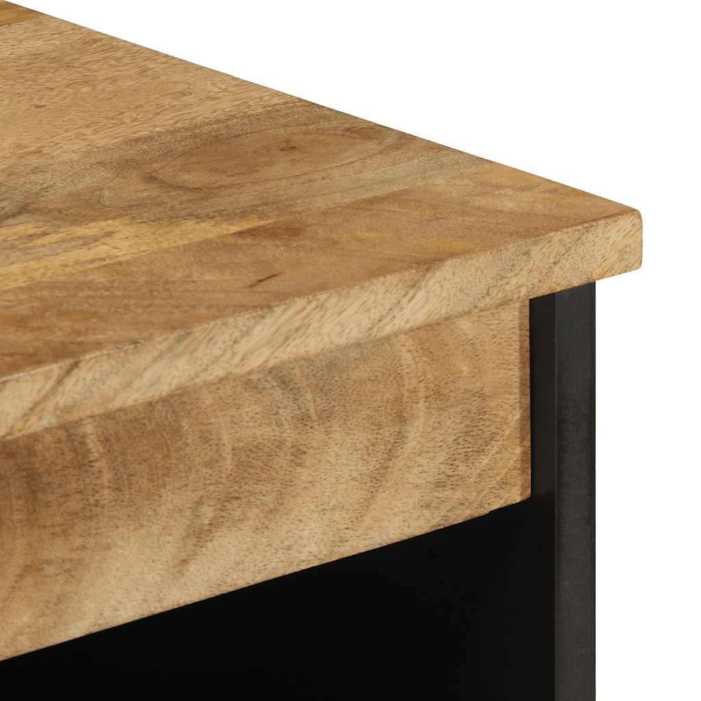 vidaXL Szafka, 60x33,5x75 cm, lite surowe drewno mango
