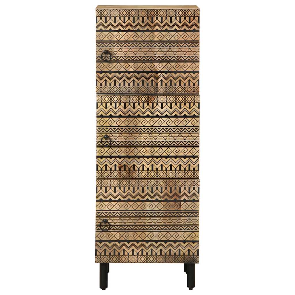 vidaXL Szafka, 40x33,5x110 cm, surowe lite drewno mango