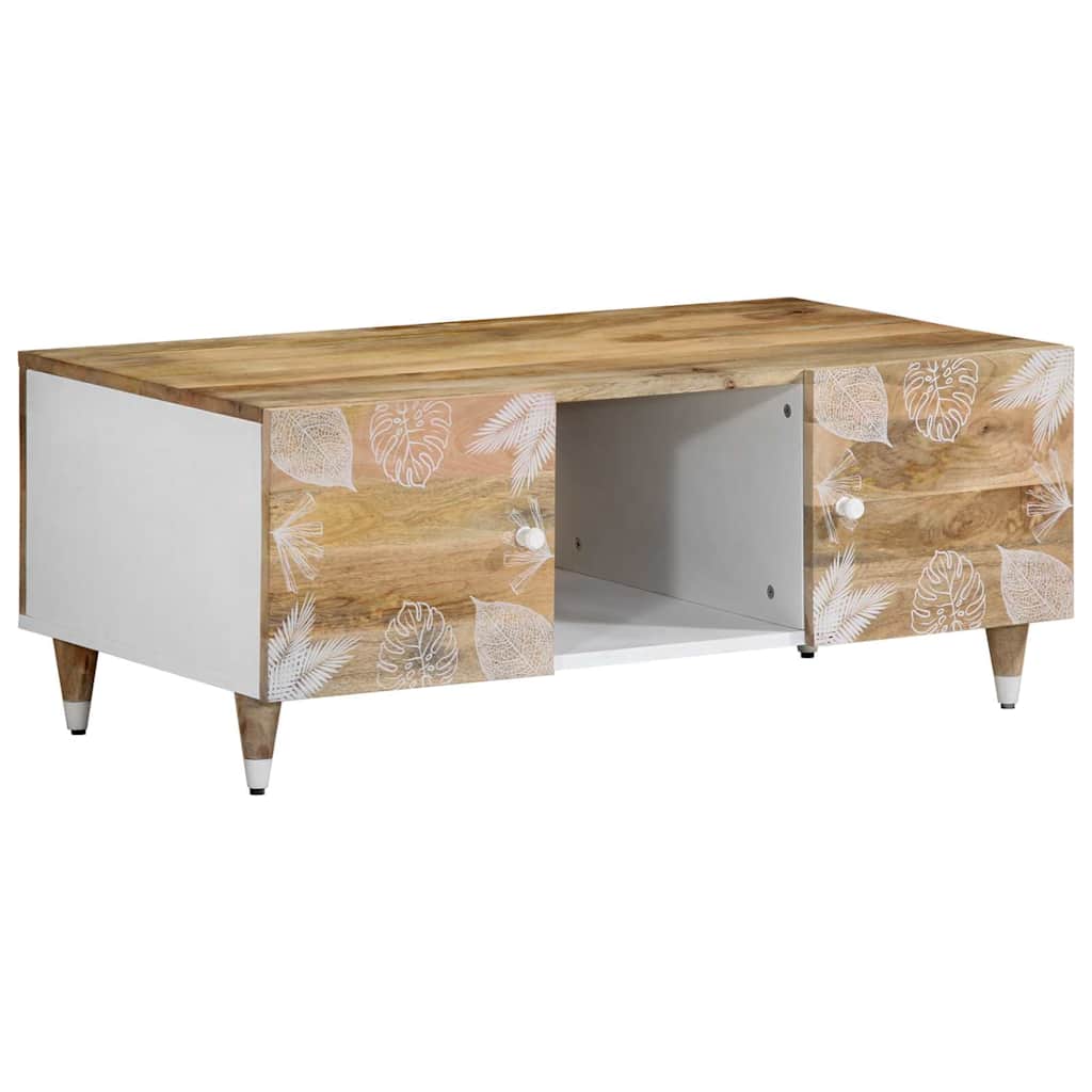 vidaXL Stolik kawowy, 100x54x40 cm, lite drewno mango