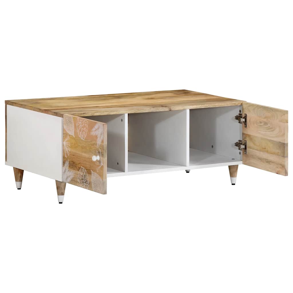 vidaXL Stolik kawowy, 100x54x40 cm, lite drewno mango