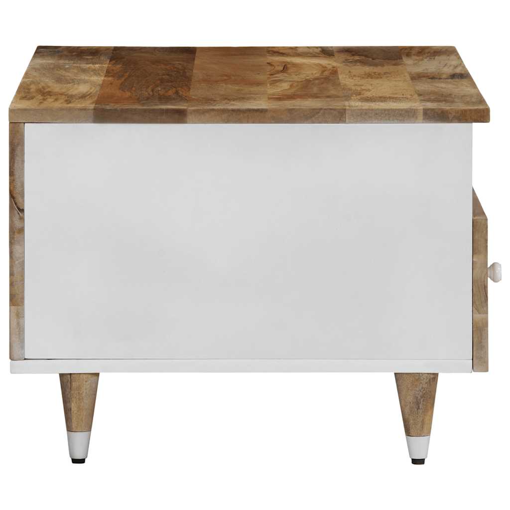 vidaXL Stolik kawowy, 80x54x40 cm, lite drewno mango