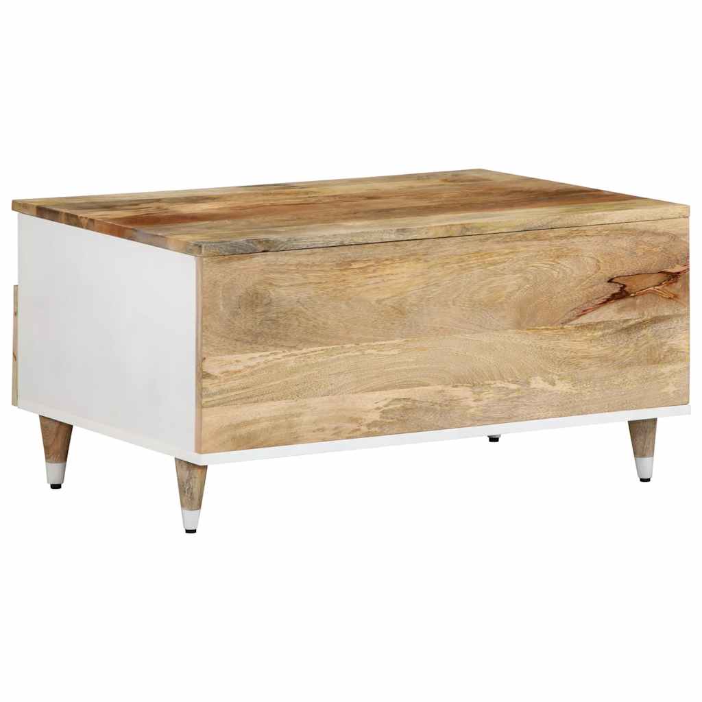 vidaXL Stolik kawowy, 80x54x40 cm, lite drewno mango