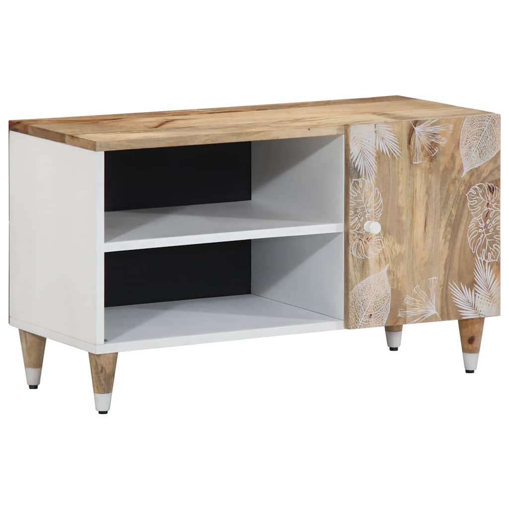 vidaXL Szafka pod telewizor, 80x31,5x46 cm, lite drewno mango