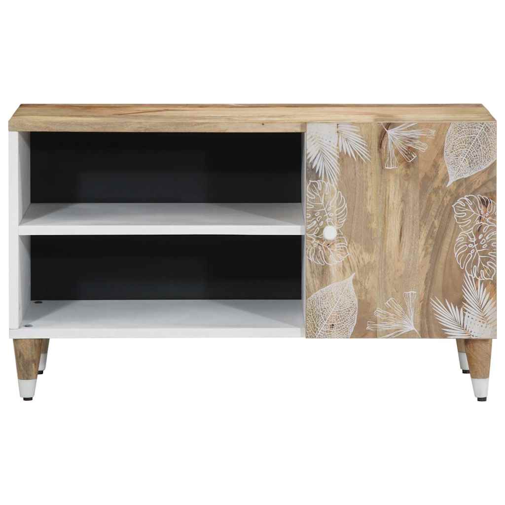 vidaXL Szafka pod telewizor, 80x31,5x46 cm, lite drewno mango