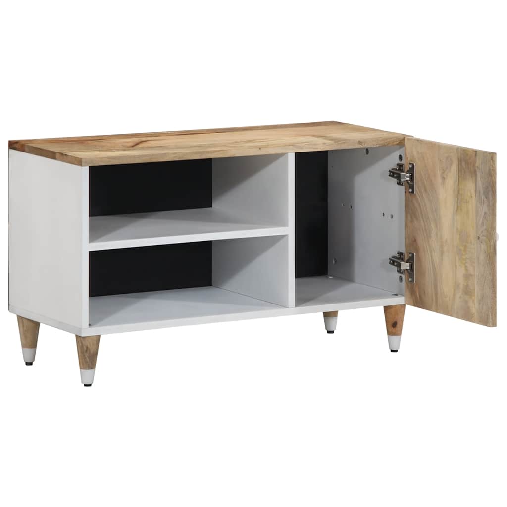 vidaXL Szafka pod telewizor, 80x31,5x46 cm, lite drewno mango