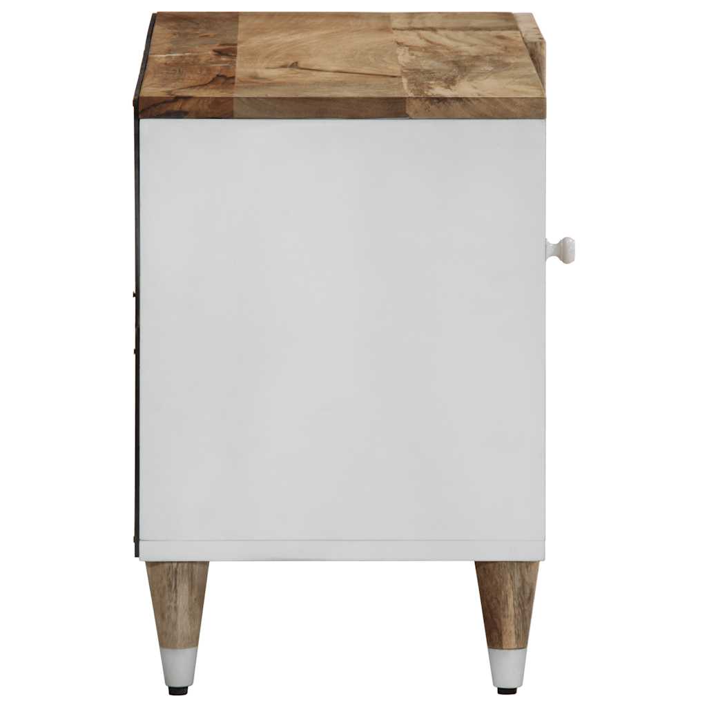 vidaXL Szafka pod telewizor, 80x31,5x46 cm, lite drewno mango