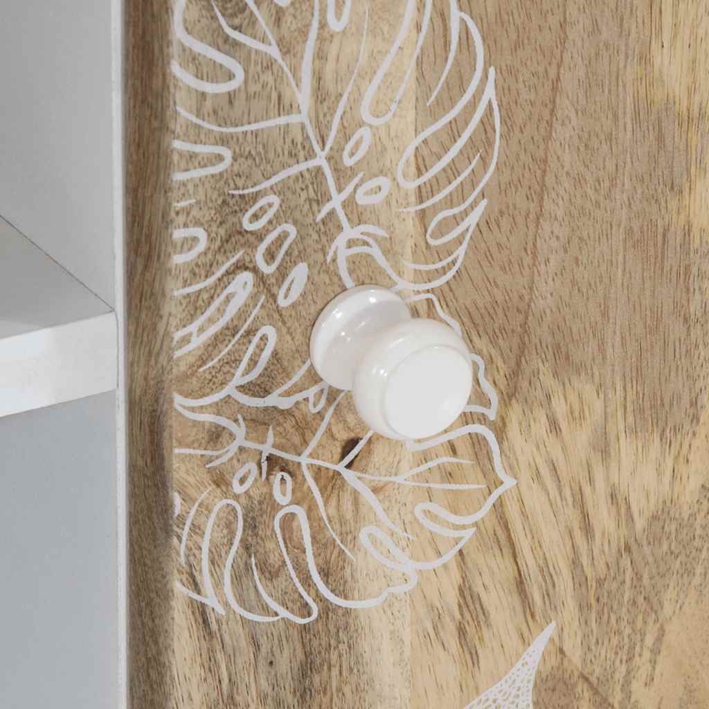 vidaXL Szafka pod telewizor, 80x31,5x46 cm, lite drewno mango
