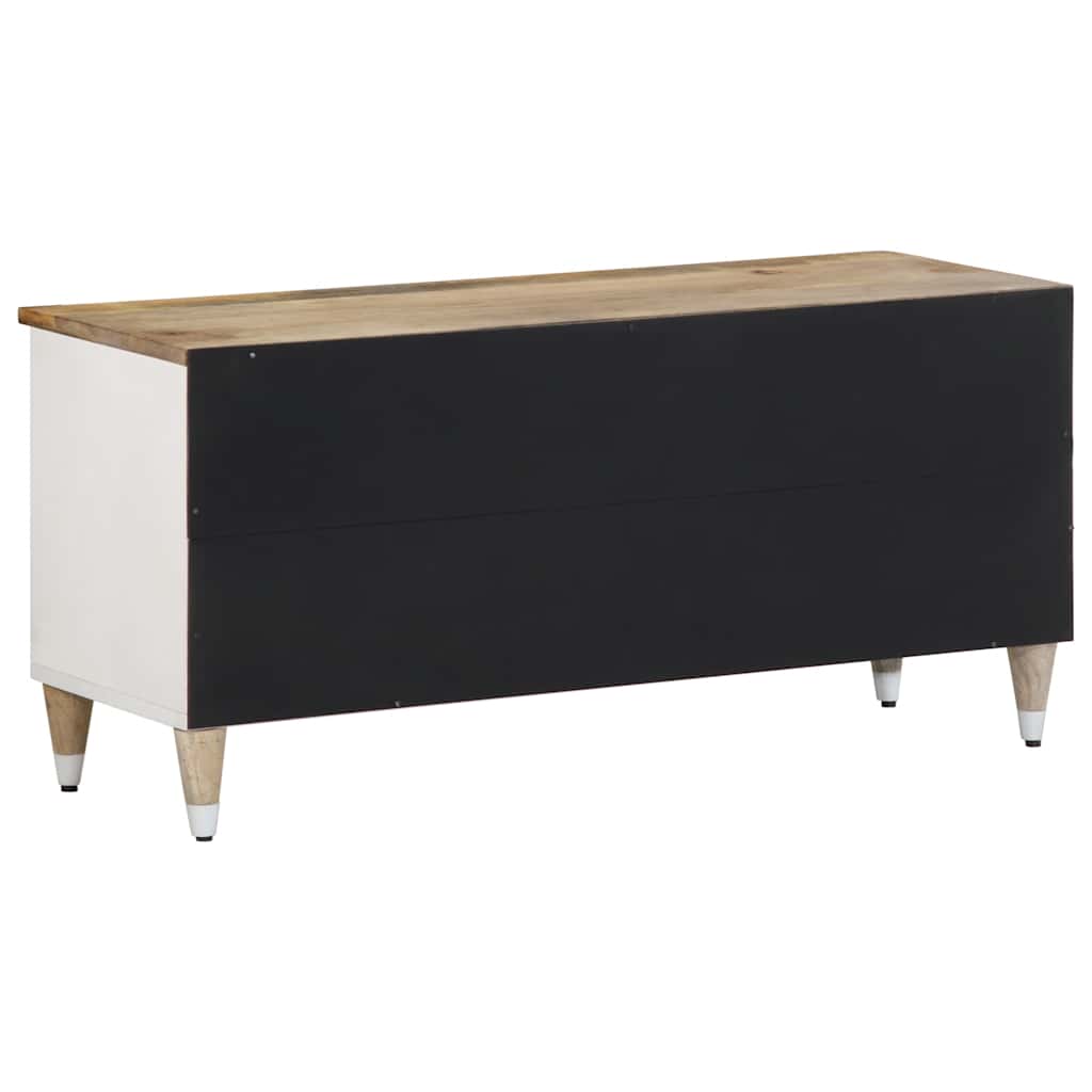 vidaXL Szafka pod telewizor, 100x33,5x46 cm, lite drewno mango